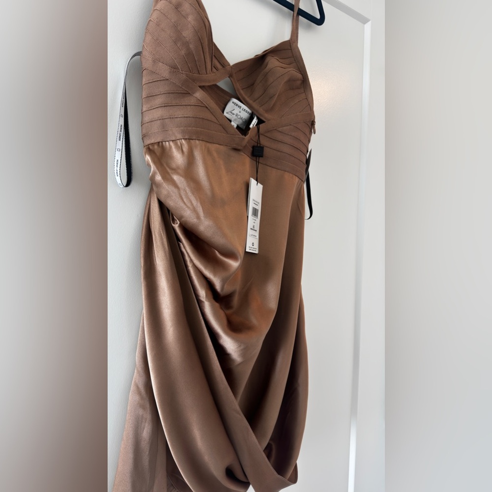 DRAPED CUTOUT MINI DRESS size 6 Brand New with Tags never worn - Picture 8 of 11